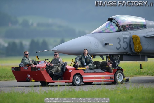 2013-06-28 Zeltweg Airpower 0476 Saab JAS 39 Gripen - Hungarian Air Force